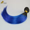 Девушка сырая бразильская тень расширения человеческих волос пучки синий 1B