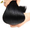 Черная невидимая лента для волос, односторонние удлинители 150 г.