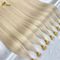 18 дюймовые Nano Ring Human Hair Extensions Кератин U Tip на заказ