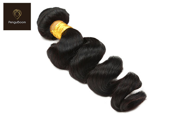 Non Remy 25.4cm 10 Inch Real Human Hair Bundles Loose Wave Tangle Free
