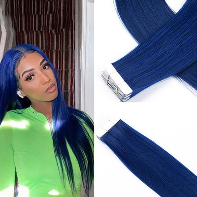 качество  Tangle Free Invisi Tape In Hair Extensions Colored Soft Silky завод