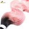 Малайзийская розовая девственница человеческие волосы 20 дюймов 1B натуральный вид