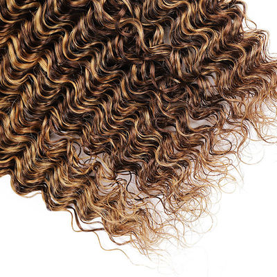 Пианино 4/27 Ombre Human Hair Extensions Deep Wave Hair Bundles (Пианино 4/27 Ombre Human Hair Extensions) Глубокие волновые волосы