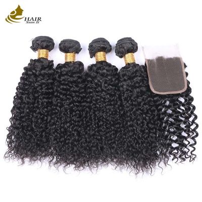 Кудрявый реми бразильский человеческий волосы пучок афро Kinky Weave