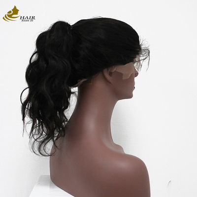 Передняя часть человеческих волос кружевная парик прямая 100% девственная перуанская