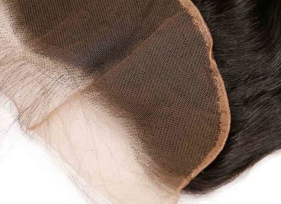 Светло-коричневый, закрытый швейцарским кружевом, фронтальный, 13х4 девственный человеческий волос.