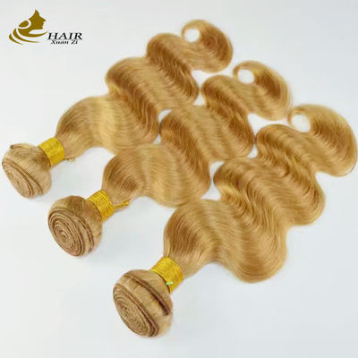 Коричневые Remy Ombre расширения человеческих волос Body Wave Bundles с кружевным закрытием