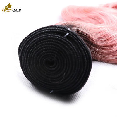 Малайзийская розовая девственница человеческие волосы 20 дюймов 1B натуральный вид