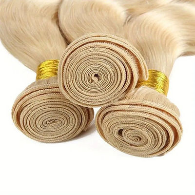 Необработанные бразильские человеческие волосы с шерстью и закрытием 613 цветные блондинки ODM