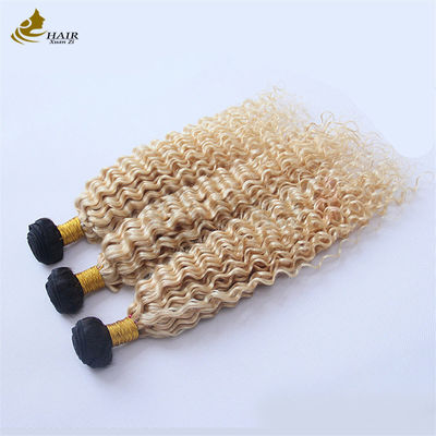 1B/613 Перуанский бразильский пучок человеческих волос с фронтальным шнуровым закрытием