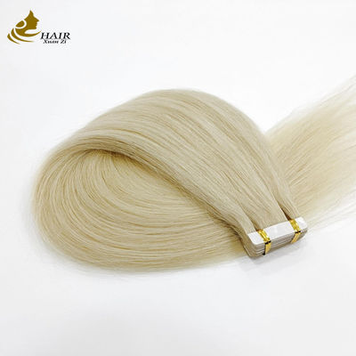 Бразильская лента Remy PU Weft Keratin Platinum в удлинителях человеческих волос