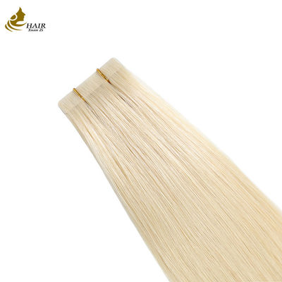 Бразильская лента Remy PU Weft Keratin Platinum в удлинителях человеческих волос