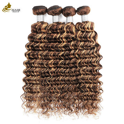 Пианино 4/27 Ombre Human Hair Extensions Deep Wave Hair Bundles (Пианино 4/27 Ombre Human Hair Extensions) Глубокие волновые волосы