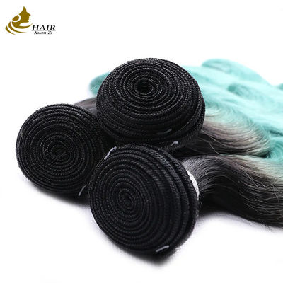 Фабрика прямая продажа Вьетнамская девственная человеческая волоса 1b/Синий цвет прямые волосы пучок