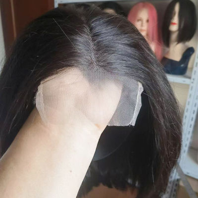 Мода Человеческие волосы Боб парик Бразильские волосы Шнурки Передние парик