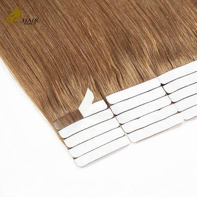 #30 Цветные прямые волосы Virgin Hair на лентах для наращивания из натуральных волос для женщин