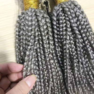 Индивидуальные наборы волос из натуральных девственных волос Silver Customized Wave Hair Weft