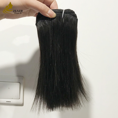 Высококачественный девственный человеческий волос Natural Black Straight Hair Weft