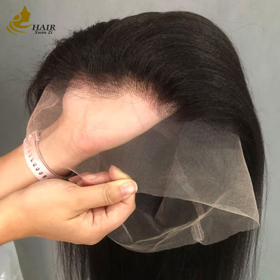 360 полный Яки предварительно отрезанный экзотический Кинки прямые кружева спереди человеческие волосы парик