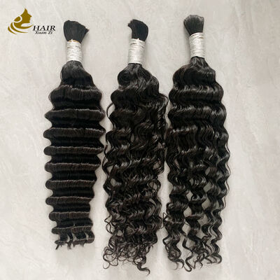 Wholesale Raw Virgin Vietnamese 100 Human Hair Extension Bulk for Braiding